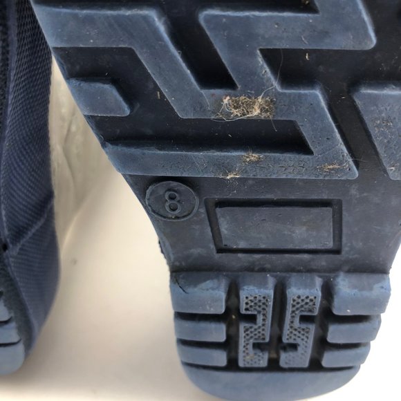 Osh Kosh B'gosh gray blue dinosaur print rainboots 8 - Picture 6 of 8